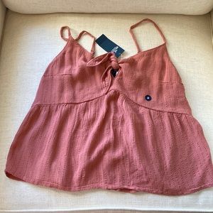 Hollister knotted tank.